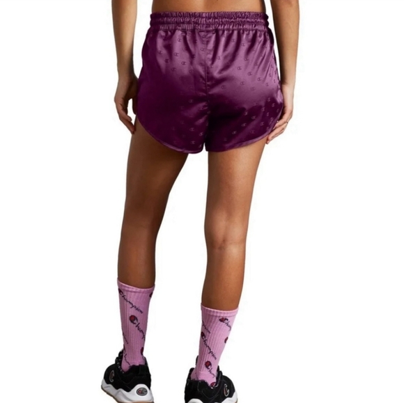 Champion Satiny Purple Shorts, Sz. L - Picture 11 of 13